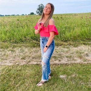 Off the shoulder blouse